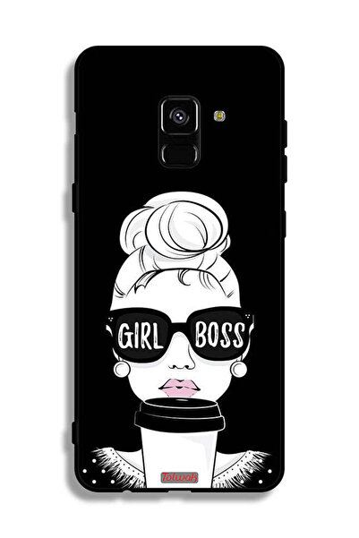 Tolwak غطاء حماية لهاتف Samsung Galaxy A8 Plus (2018) - Girl Boss