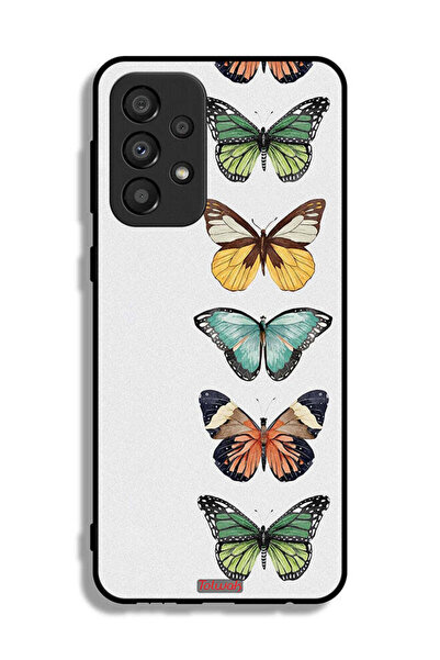 Tolwak Samsung Galaxy A33 5G Protective Case Cover Four Butterflies