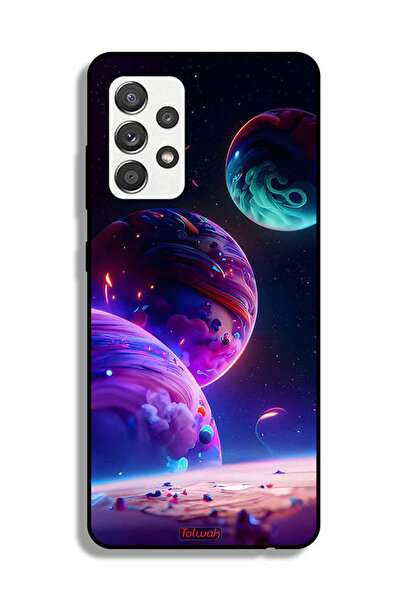 Tolwak غطاء حماية لهاتف سامسونج جالاكسي A32 5G بنقشة كوكبية