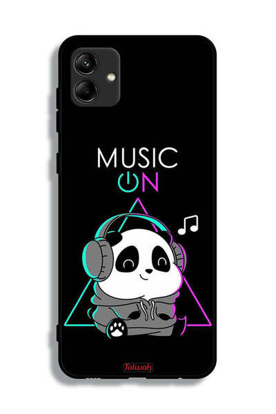 Tolwak غطاء حماية لهاتف سامسونج جالاكسي M04 بطبعة موسيقى الباندا