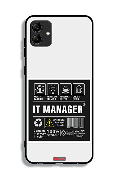 Tolwak غطاء حماية لجهاز Samsung Galaxy A04 - ملصق مدير تكنولوجيا المعلومات