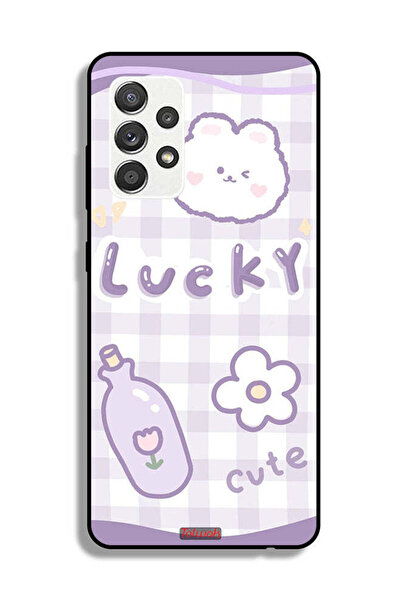 Tolwak Samsung Galaxy M32 5G Protective Case Cover Lucky Cute