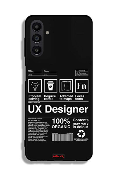 Tolwak Samsung Galaxy A13 5G Protective Case Cover Ux Designer Sticker