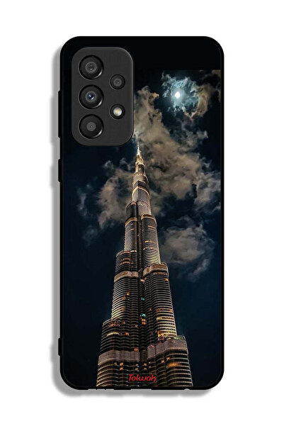 Tolwak Samsung Galaxy A33 5G Protective Case Cover Burj Khalifa In Night