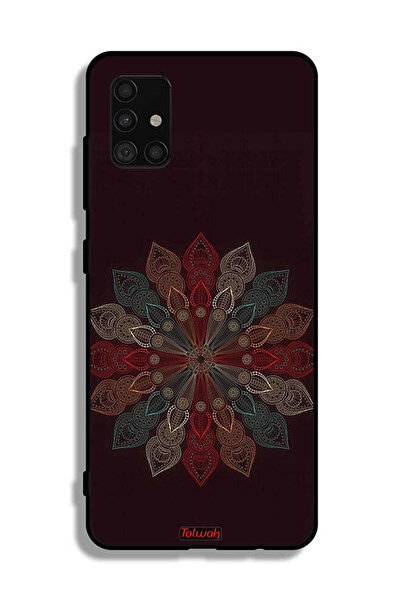 Tolwak غطاء حماية لهاتف سامسونج جالاكسي A51 5G بنقشة زهرة ماندالا
