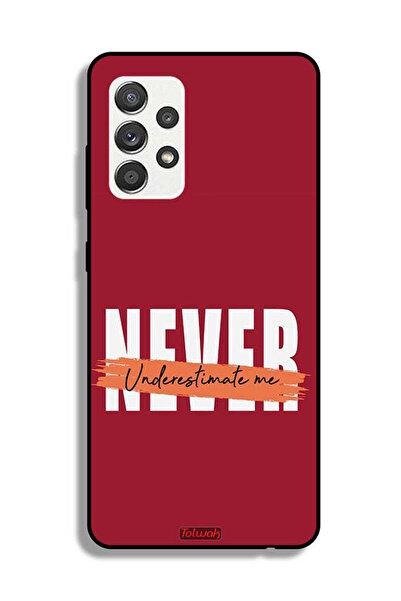 Tolwak Samsung Galaxy M32 5G Protective Case Cover Never Underestimate Me