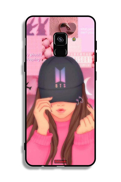 Tolwak غطاء حماية لهاتف Samsung Galaxy A8 Plus (2018) بتصميم فتاة صغيرة