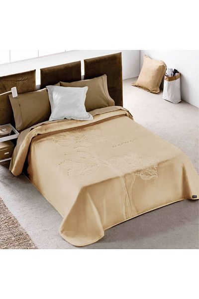 Naf Naf Elegant Spanish Adeli blanket, Naf Naf brand, beige, 220*240
