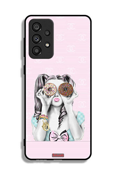 Tolwak غطاء حماية لهاتف Samsung Galaxy A73 5G يحمل دوناتين