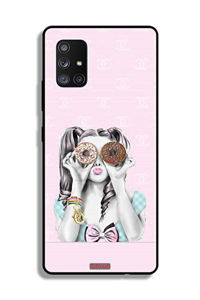 Tolwak غطاء حماية لهاتف Samsung Galaxy A71 5G يحمل دوناتين