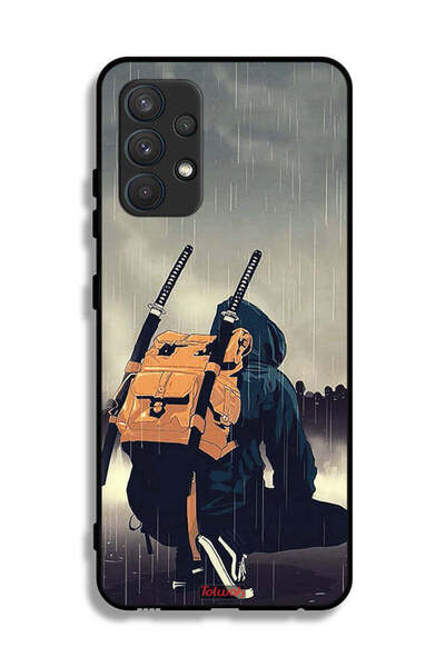 Tolwak غطاء حماية لهاتف سامسونج جالاكسي A32 4G بتصميم سيف ساموراي الرقمي