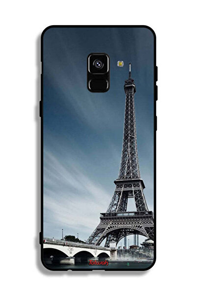 Tolwak غطاء حماية لهاتف سامسونج جالاكسي A8 بلس (2018) بتصميم برج إيفل