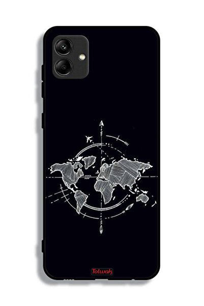 Tolwak غطاء حماية لهاتف Samsung Galaxy A04e بتصميم فن البوصلة