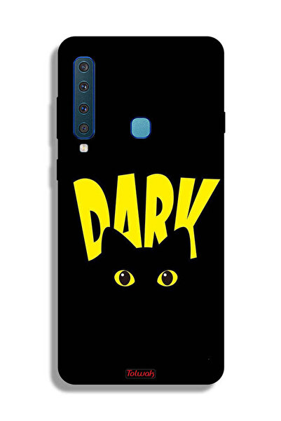 Tolwak غطاء حماية لهاتف Samsung Galaxy A9 (2018) بتصميم قطة داكنة