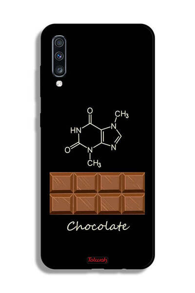 Tolwak غطاء حماية من سامسونج جالكسي A70 بلون الشوكولاتة
