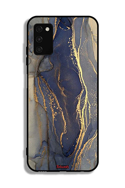 Tolwak غطاء حماية لهاتف سامسونج جالاكسي A03s بنمط رخامي لامع