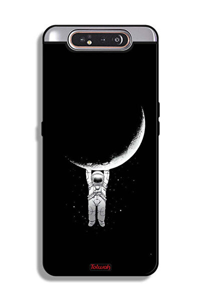 Tolwak Samsung Galaxy A80 Protective Case Cover Hanging From Moon