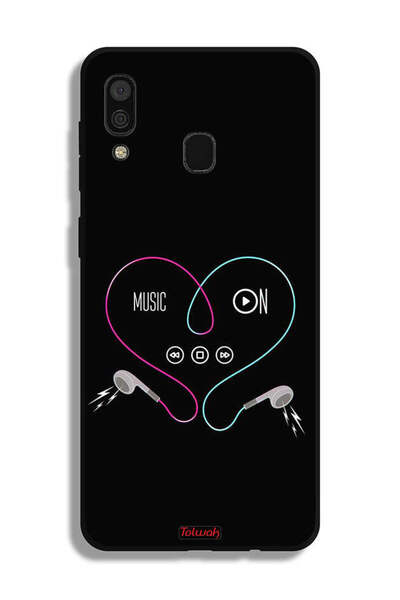 Tolwak غطاء حماية لهاتف Samsung Galaxy A20 مع موسيقى
