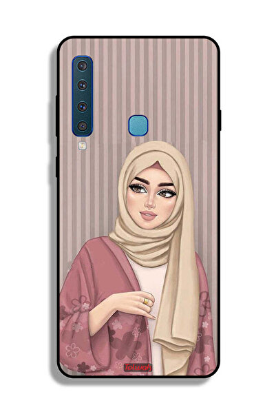 Tolwak غطاء حماية لهاتف سامسونج جالاكسي A9 (2018) برسومات فتاة محجبة