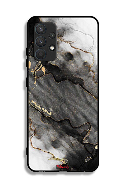 Tolwak غطاء حماية لهاتف سامسونج جالاكسي A32 4G، رخامي لامع