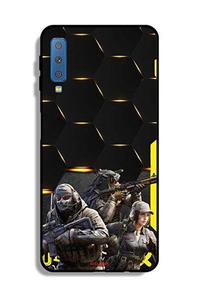Tolwak غطاء حماية لهاتف Samsung Galaxy A7 (2018) بخلفية Cyberpunk
