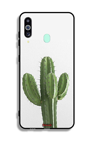 Tolwak غطاء حماية لهاتف سامسونج جالاكسي M40 بنقشة نبات الصبار