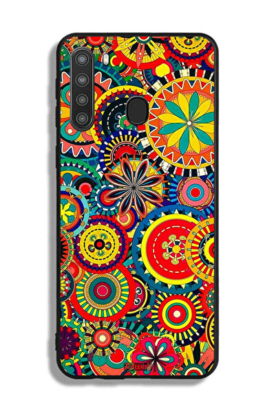 Tolwak غطاء حماية لهاتف سامسونج جالكسي A21 بنمط ماندالا ملون