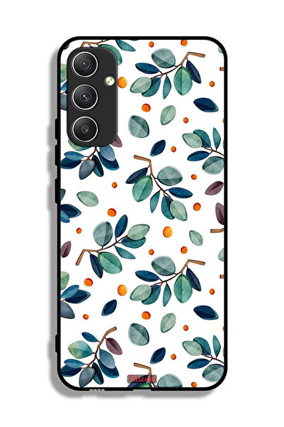 Tolwak غطاء حماية لهاتف سامسونج جالاكسي A34 5G بنقشة أوراق الشجر
