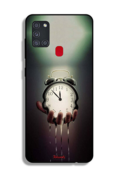 Tolwak غطاء حماية على شكل ساعة لهاتف سامسونج جالكسي A21s