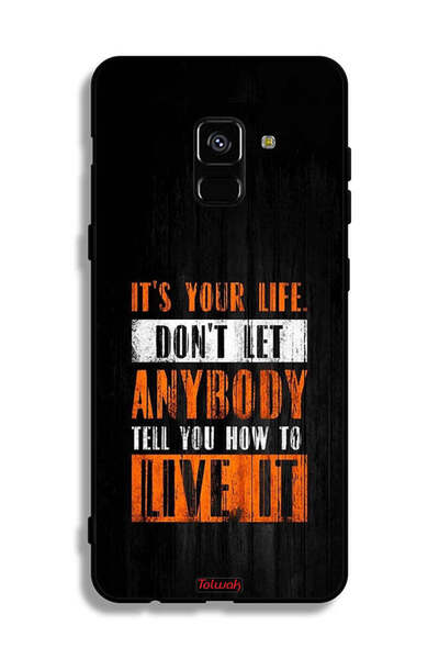 Tolwak غطاء حماية Samsung Galaxy A8 Plus (2018) Its Your Life