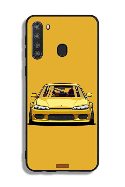 Tolwak Samsung Galaxy A21 Protective Case Cover Car Art