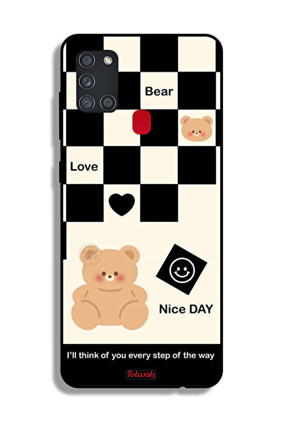 Tolwak غطاء حماية لهاتف سامسونج جالكسي A21s سأفكر فيك في كل خطوة على الطريق