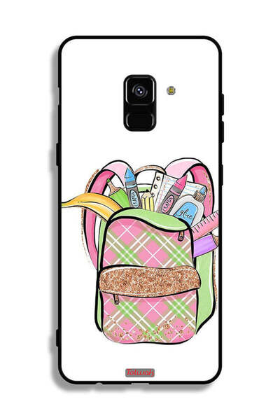 Tolwak غطاء حماية لهاتف Samsung Galaxy A8 Plus (2018) بتصميم حقيبة فتاة وحيد ...