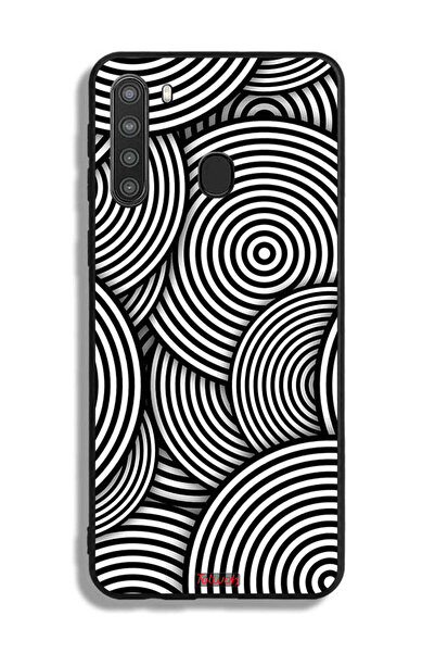 Tolwak غطاء حماية لهاتف سامسونج جالكسي A21 بنمط دوائر وهمية