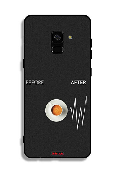 Tolwak غطاء حماية لهاتف Samsung Galaxy A8 Plus (2018) قبل وبعد