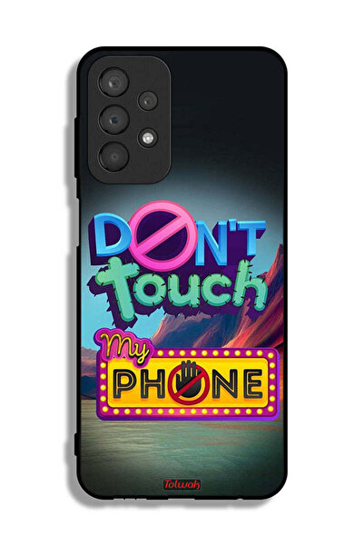 Tolwak Samsung Galaxy A23 Protective Case Cover Do Not Touch My Phone