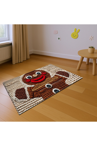 Rugs Modern Halı Kuzey Koleksiyonu Kurabiye Adam Desenli Dokuma Taban Modern ...