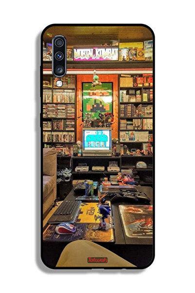 Tolwak غطاء حماية لهاتف Samsung Galaxy A70 من Gamer Zone