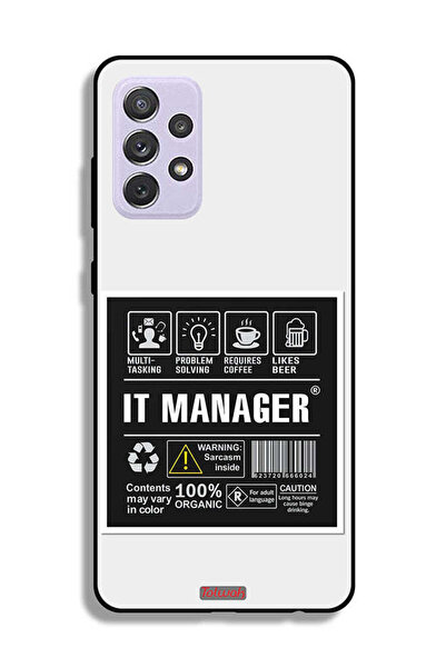 Tolwak غطاء حماية لهاتف Samsung Galaxy A72 5G - ملصق مدير تكنولوجيا المعلومات