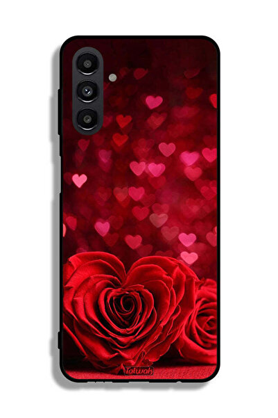 Tolwak غطاء حماية لهاتف Samsung Galaxy A13 5G بتصميم زهور على شكل قلب وفن تجريدي