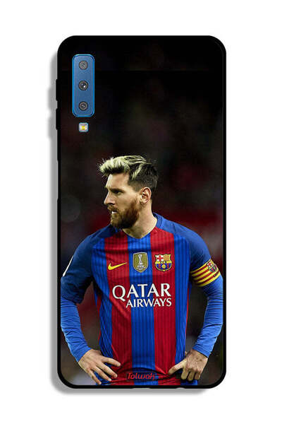 Tolwak غطاء حماية لهاتف سامسونج جالاكسي A7 (2018) ميسي برشلونة