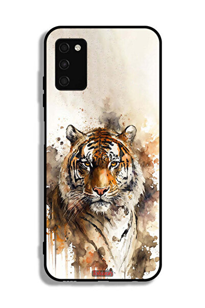 Tolwak غطاء حماية لهاتف Samsung Galaxy A03s بتصميم فن تجريدي من جلد الفهد