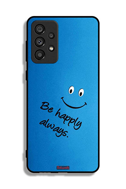 Tolwak غطاء حماية لهاتف سامسونج جالكسي A73 5G كن سعيدًا دائمًا