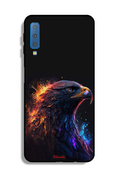 Tolwak غطاء حماية لهاتف Samsung Galaxy A7 (2018) بتصميم فن النسر