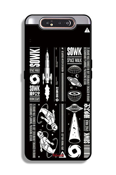 Tolwak غطاء حماية لهاتف Samsung Galaxy A80 ملصق Sowk Space Walk