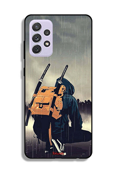 Tolwak غطاء حماية لهاتف سامسونج جالاكسي A72 5G بتصميم سيف ساموراي الرقمي