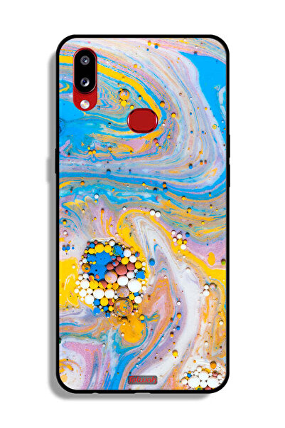 Tolwak غطاء حماية لهاتف سامسونج جالكسي A10s بأحجار كريمة ملونة تجريدية