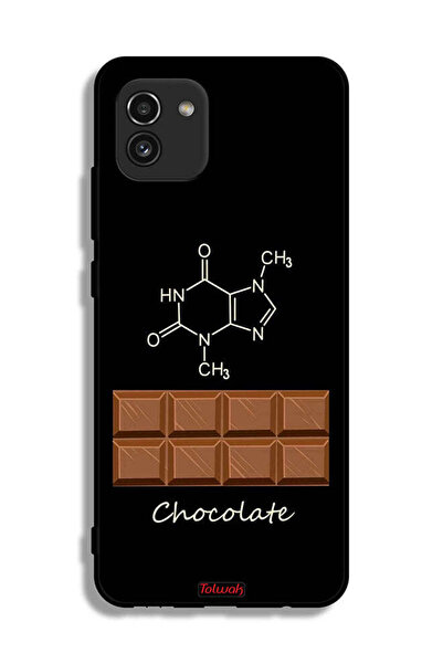 Tolwak غطاء حماية من سامسونج جالكسي A03 بلون الشوكولاتة