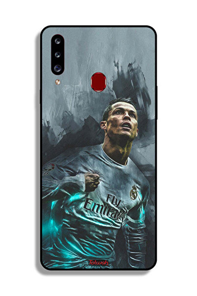 Tolwak غطاء حماية لهاتف سامسونج جالاكسي A20s برسومات كريستيانو رونالدو