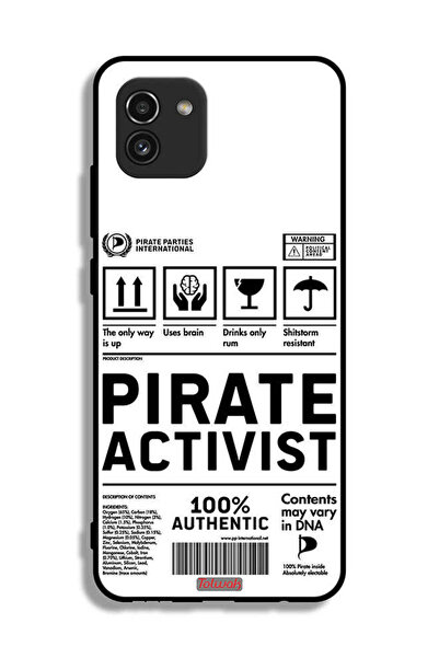 Tolwak غطاء حماية لهاتف سامسونج جالاكسي A03، ملصق ناشط خاص